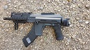 Folding Strike Industries Pistol Brace and Universal adapter for AK47 Pistols
